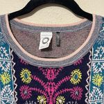 Anthropologie  Akemi and Kim Kaleidoscope Sweater Dress‎ Size Small Photo 4