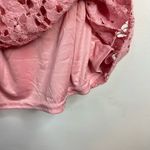 Lane Bryant Pink Lace Overlay High Waist Cropped Wide Leg Pants 26 28 New Photo 7