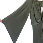 MISA Los Angeles Teget Maxi Dress in Olive Green Size Small New with Tag Photo 3