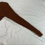 Sonoma Brown Scoop Bottom Hem Sweater Photo 4