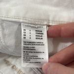 American Eagle Super Hi-rise Stretch White Distressed Jegging jeans Crop Size 4 Photo 14