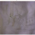 White Destructed Denim Skirt Size 4 Photo 2