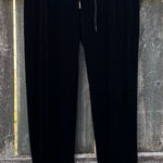 Atmosphere  Black Velour Pull On Pants 4 Photo 0