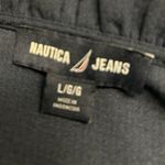 Nautica Women's Navy Lace-Up Pintuck Blouse Photo 6