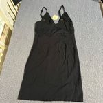 Free People Intimately Women’s Black Mini Slip Dress Photo 3