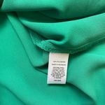 EXPRESS The Portofino Shirt Shamrock Green Button Down Blouse Photo 8