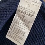 GAP Factory Sweater Vest Cardigan Chunky Cable‎ Knit Navy Size XS Blue Photo 5