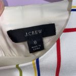 J Crew Sheath Dress Women Size 8 Cream Plaid Floral Artsy Office Career Preppy Photo 3