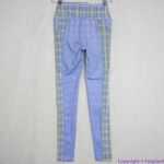 Free People NEW  Movement Plaid Leggings in “Bluebell Combo”, XS‎ Photo 6