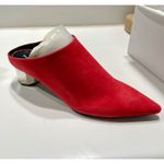 Proenza Schouler Suede Mules Red size 6 Photo 5