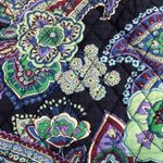 Vera Bradley  Rare Rhapsody Paisley Quilted Shoulder Bag Purse Green Blue Purple Photo 10