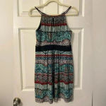 Enfocus Studio En Focus Studio Boho Aztec sleeveless dress Size 10P‎ Photo 1