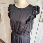 SOYACONCEPT Women's Black Ruffle Midi Dress Size M Casual Black Size M Photo 2