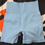 OQQ ribbed workout shorts Blue Photo 1