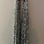 Silver Sequin Mesh Scarf | Glam & Glow Photo 2