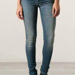 IRO Raquel Denim Distressed Blue Mid-Rise 9" Skinny Jeans Size 28 GUC #7924 Photo 0