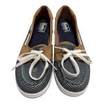 Keds Ortholite Striped Boat Shoes Women’s Size 7 Blue White Tan Sneakers Photo 0