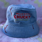 Hello Kitty  Chucky universal studios limited time hat Denim Bucket Hat (new) Photo 0