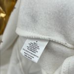 Vinyl Icons Gold White star large bow Sweatshirt S metallic Christmas holiday Photo 4