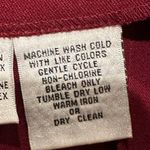 Talbots Burgundy Classic Stretch Side Zip Flat Front Ankle Pants Sz 14P Photo 5