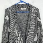 Pink Rose  Kimono Sweater Aztec Design size Medium Photo 3