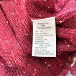 Woolrich  Wool Blend Ruby Heather 1/4 Zip Mock Neck Sweater Speckled Ribbed Size M Photo 9