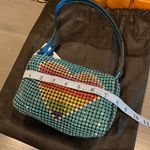 Kurt Geiger NWT  London Party Pochette Purse - Blue Rainbow Photo 13