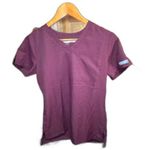 Med Couture Women's Scrub Top Wine Size XS Photo 0
