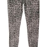 Spanx Jeanish Leggings Snakeskin Snakeprint Black Taupe Women’s Size Medium Photo 2