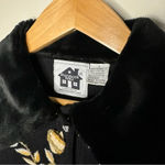 Storybook Knits Acorn Fruits Theme Cardigan Sweater Cotton Ramie Button L Black Size L Photo 4