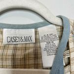 Vintage Linen Cotton Blend Open Woven Vest Safari Animals Size Medium India Photo 1