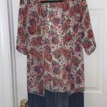 See You Monday  floral open shawl Photo 0