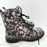 Unionbay  Ginny Floral Combat Boots Purple Pink‎ Floral Womens 7.5 Photo 2