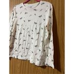 Croft & Barrow The Classic Tee White With Cardinals Woman’s Size Medium 100% Cot Photo 1
