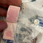 Victoria's Secret White with Multi-Color Print Button Front Top Only Pajamas S Photo 13