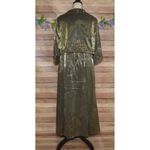 Alex Evenings ALEX Evening Formal Dress Jacket Green Iridescent Bead 18WP Mother of the Bride Photo 8