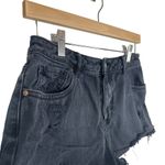PacSun High Rise Distressed Festival Denim Shorts in Black Size 27 Photo 8