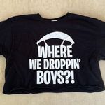 Fortnite Cropped Graphic Tee Black Size M Photo 0