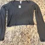 Tilly's  Charcoal Long Sleeve Women's Top Photo 0