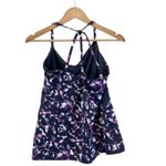 Yummie Heather Thomson Womens Hillary Strappy Tank Top‎ Stained Glass Blue L Size M Photo 3