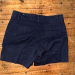 Ann Taylor  Loft size 4 navy blue chino preppy shorts Photo 1
