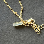 Farrah B. Aries Constellation Pendant crystal on goldtone chain necklace Gold Photo 6