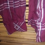 Guess  XL Red Plaid Pocketed Top Plus Photo 1