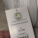 No Boundaries  Scoop Crinkle One Piece Swimsuit Women’s L Large 11-13 White Photo 10