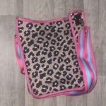 Simply Southern  NWT neoprene mesh sports bag crossbody pink leopard Photo 5
