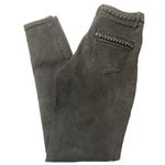 Rampage Skinny Wes High Rise Black Jeans Braided Detail No Size Tag See Measures Photo 2