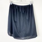 Vintage Vanity Fair Black Lace Trim Mini Skirt Slip Size L Size L Photo 1