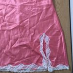 Victoria's Secret Womens Victoria’s Secret Silky Satiny Chemise Pajama Gown Pink Size Medium Photo 3