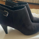 NWT Comfort Plus by Predictions "Sonya" black suede booties, womens size 10 Photo 0