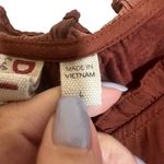 Anthropologie Dolan Anthro Rust Long Sleeve High Low Hem Button Front Blouse Women Sz L Photo 7